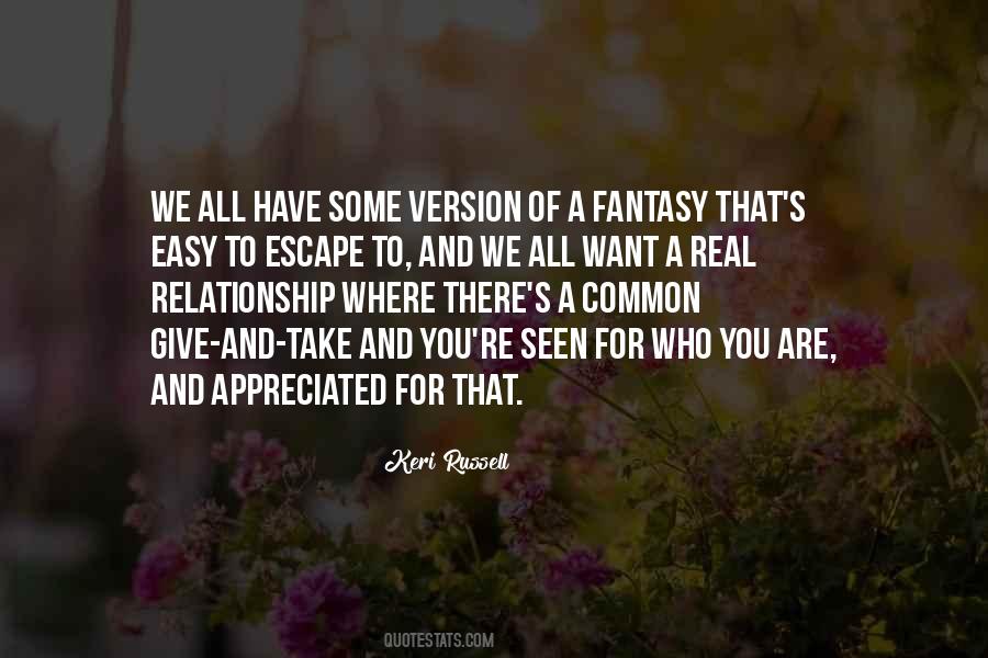 Not Appreciated In Relationship Quotes #991151