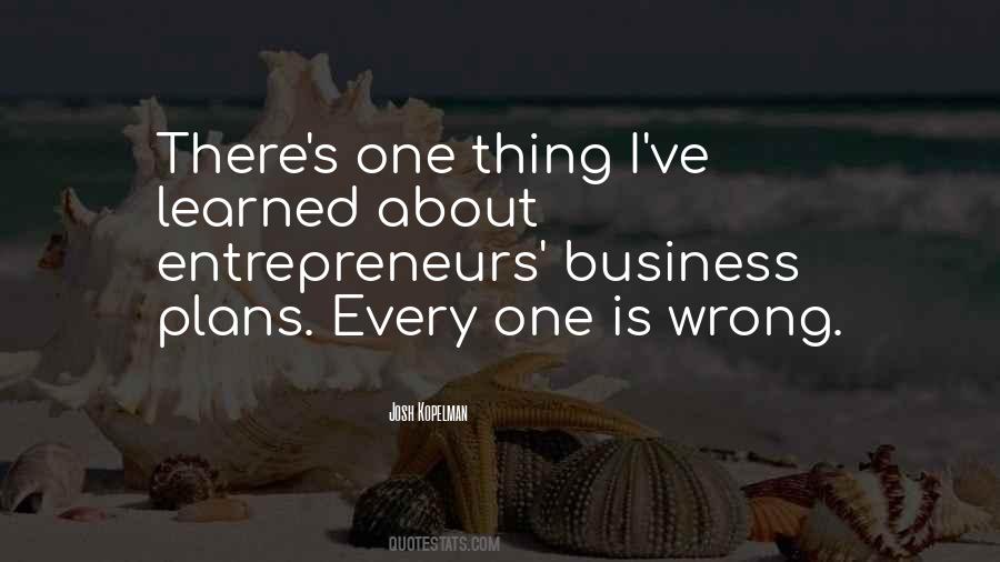 Quotes About Business Plans #519057