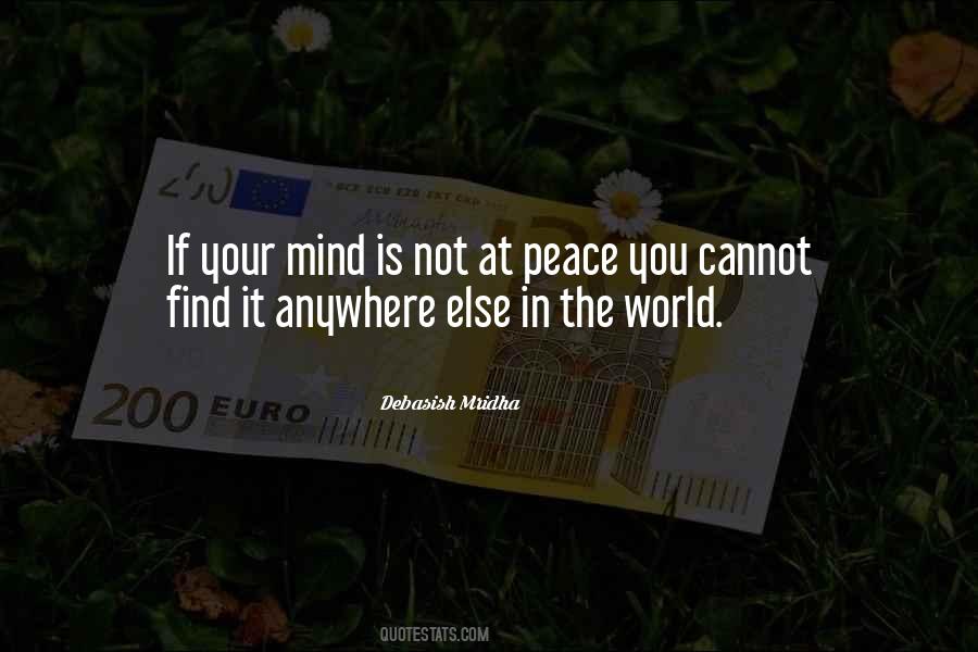 Not At Peace Quotes #1618640