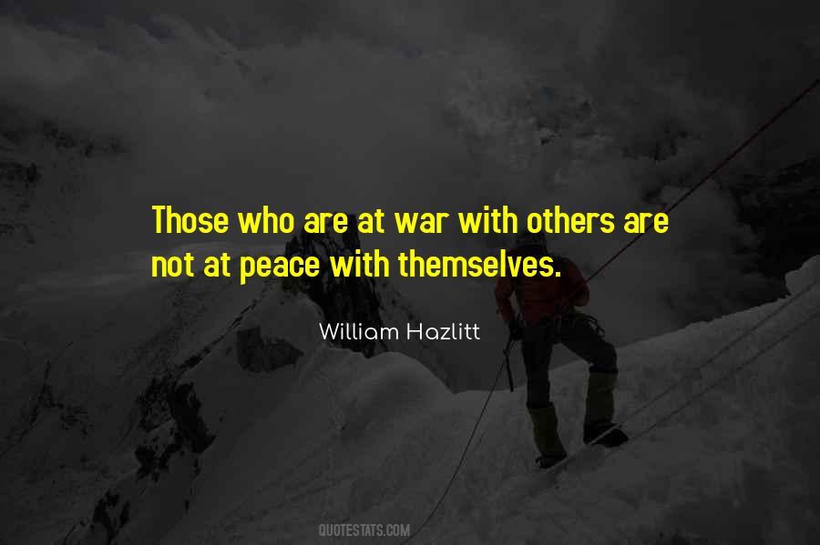 Not At Peace Quotes #475337