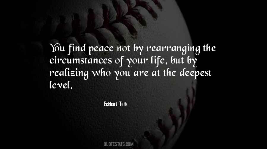 Not At Peace Quotes #53844