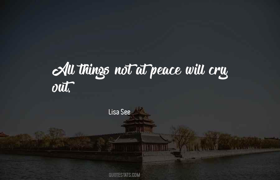 Not At Peace Quotes #831168