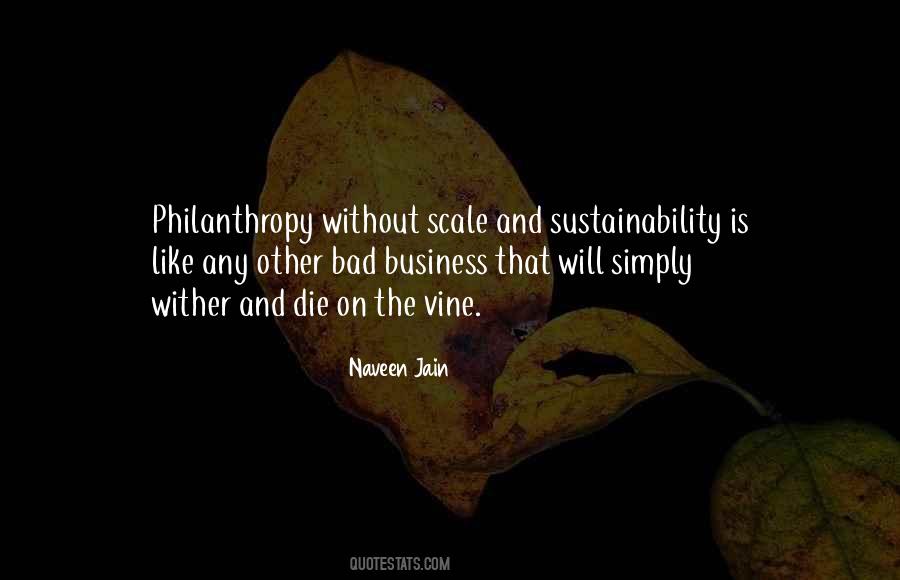 Quotes About Business Philanthropy #1507206