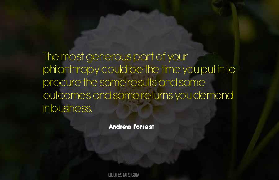 Quotes About Business Philanthropy #658495