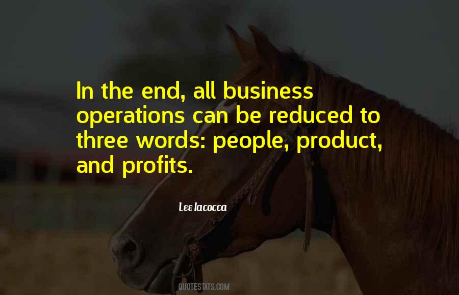 Quotes About Business Operations #1336115