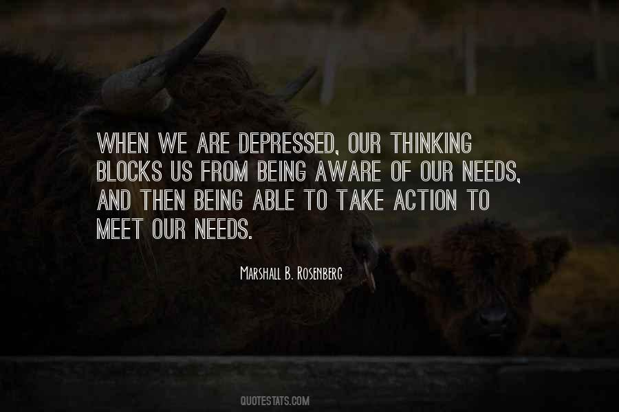 Not Being Depressed Quotes #1818977