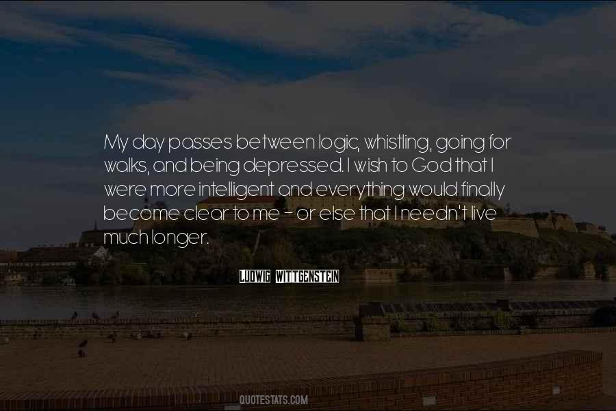 Not Being Depressed Quotes #574345
