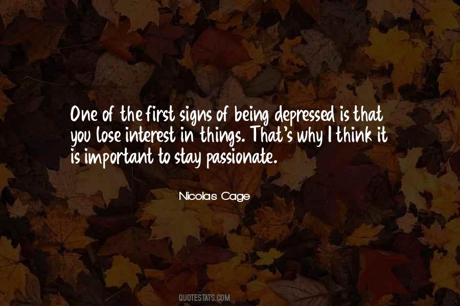 Not Being Depressed Quotes #711717