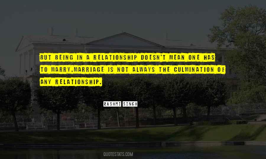 Not Being In Relationship Quotes #1845657