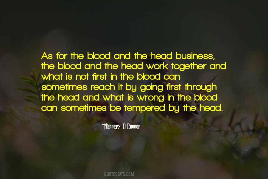 Not By Blood Quotes #418803