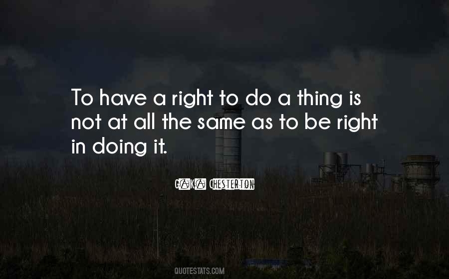 Not Doing Right Quotes #287239