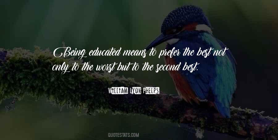 Not Educated Quotes #34478