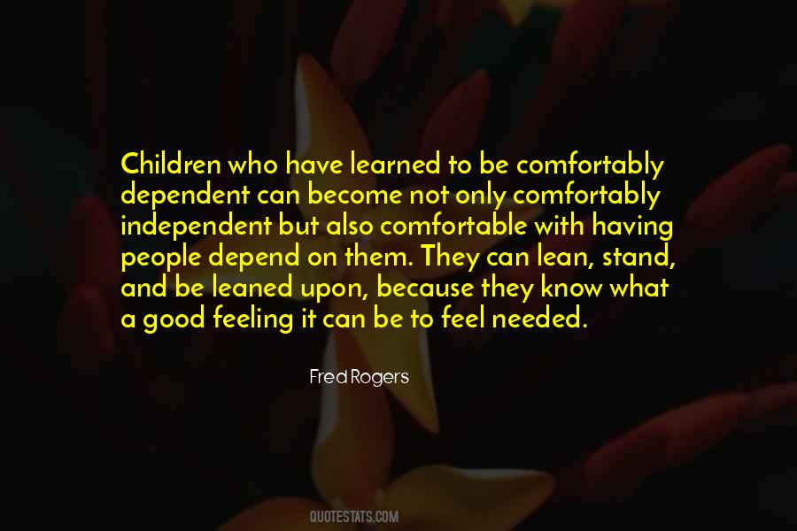 Not Feeling Comfortable Quotes #1750468