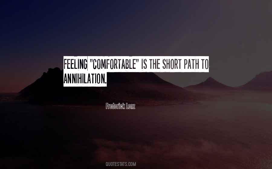 Not Feeling Comfortable Quotes #73139