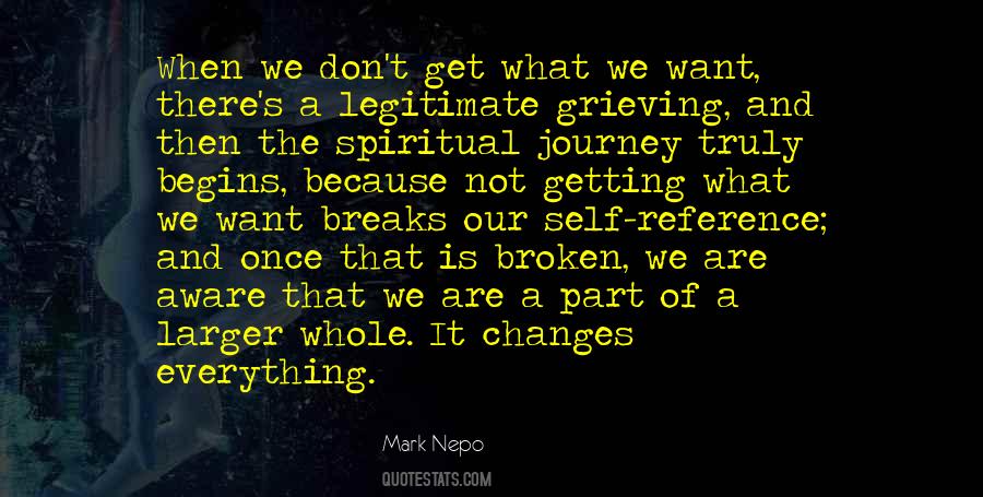 Not Getting What We Want Quotes #1020805