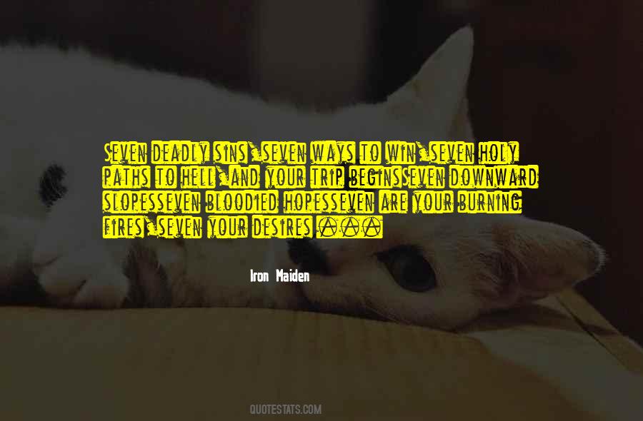 Quotes About Burning In Hell #228940