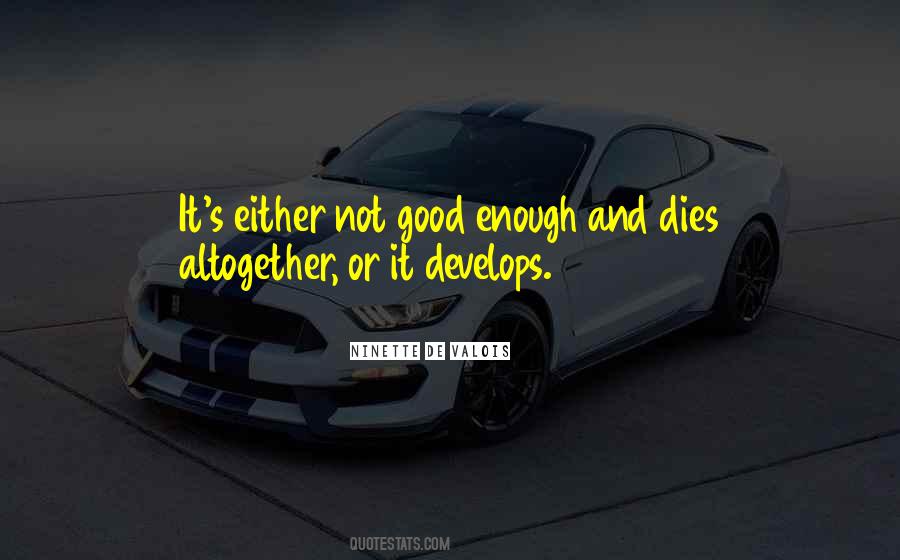 Not Good Enough Quotes #1230639