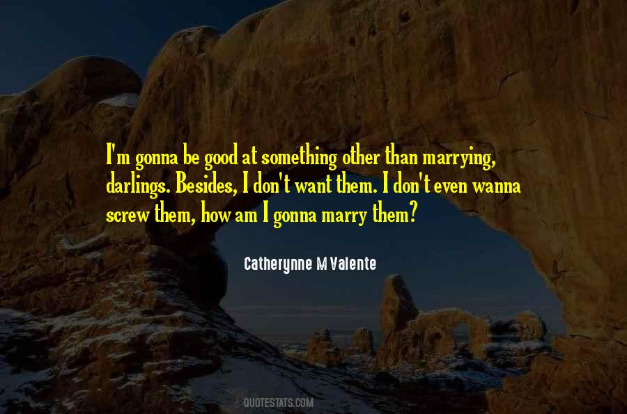 Not Good Enough To Marry Quotes #1032788