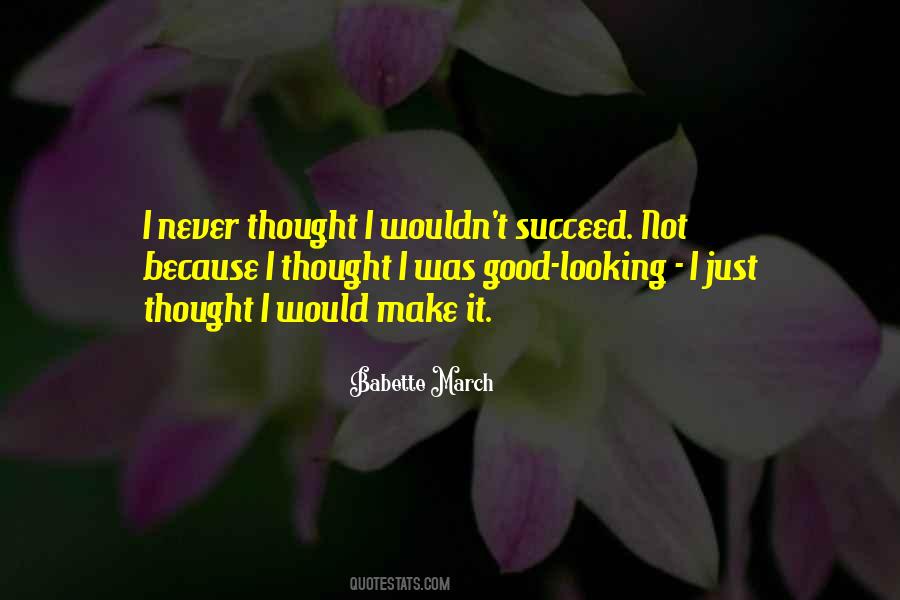 Not Good Looking Quotes #80745