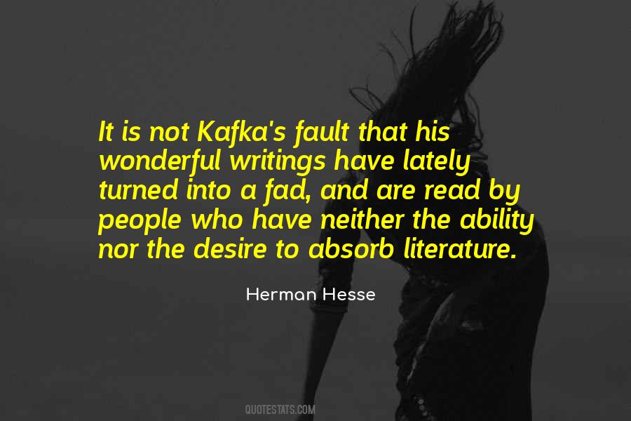 Not His Fault Quotes #642127