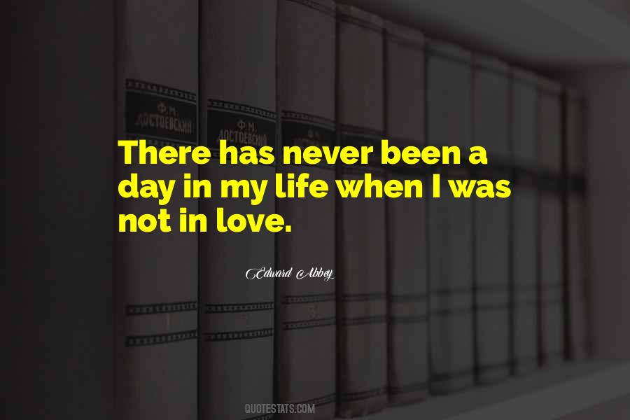 Not In Love Quotes #1462992