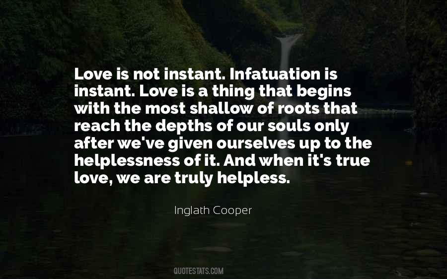 Not Infatuation Quotes #181920