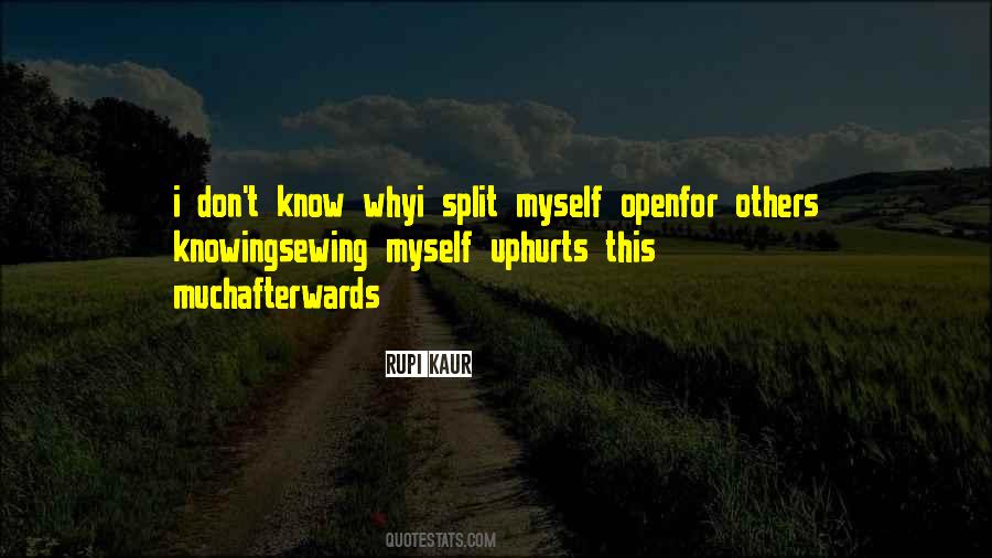 Not Knowing Hurts Quotes #1207418