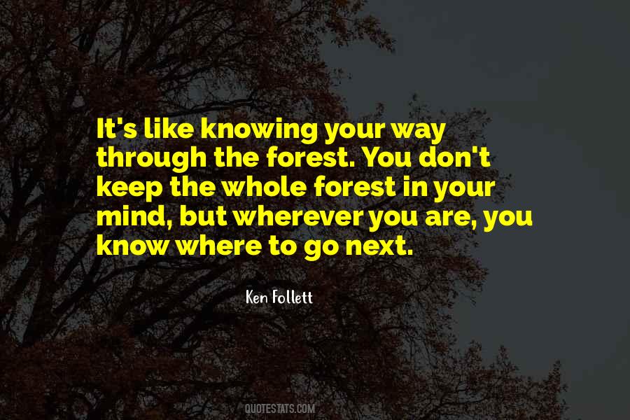 Not Knowing What Comes Next Quotes #168604