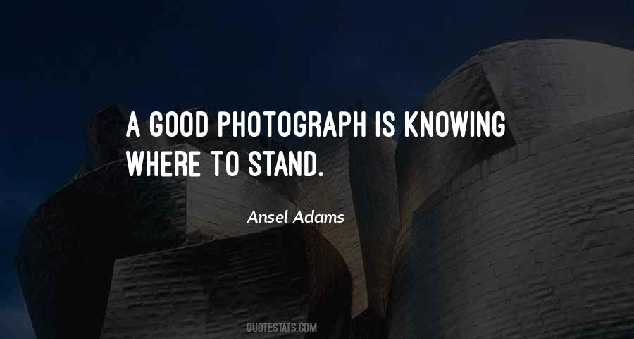 Not Knowing Where I Stand Quotes #429877