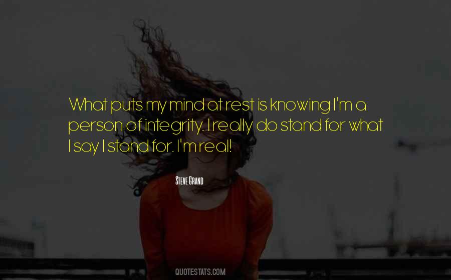 Not Knowing Where I Stand Quotes #926564