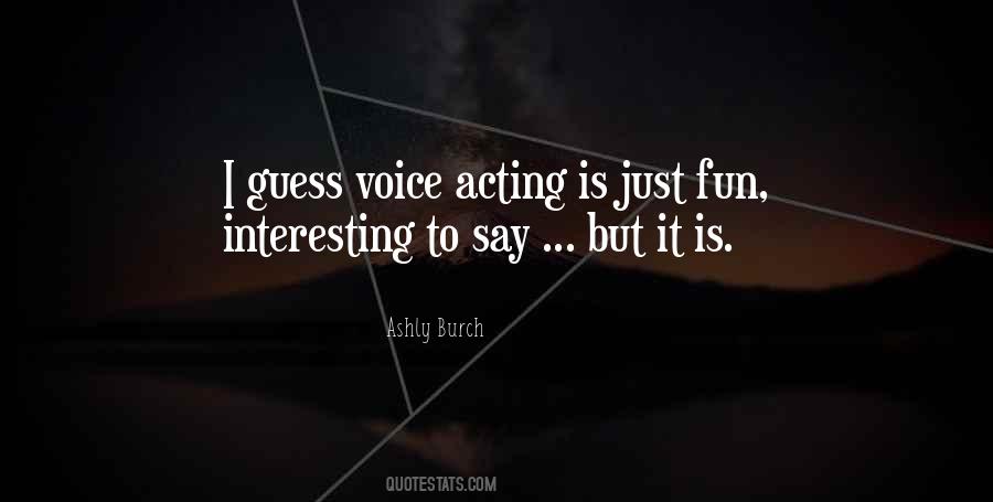 Quotes About Burch #814780