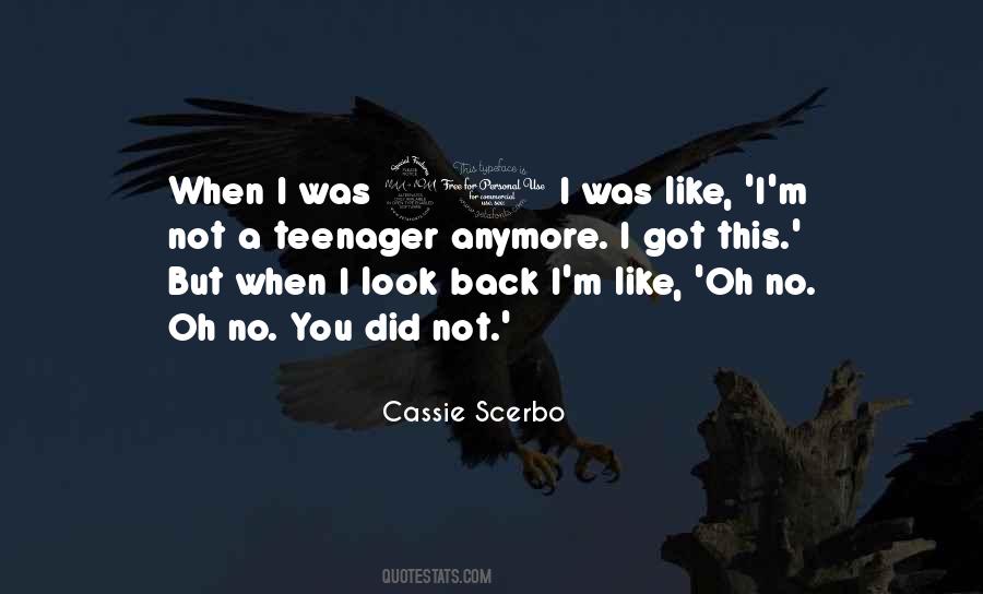 Not Look Back Quotes #167889