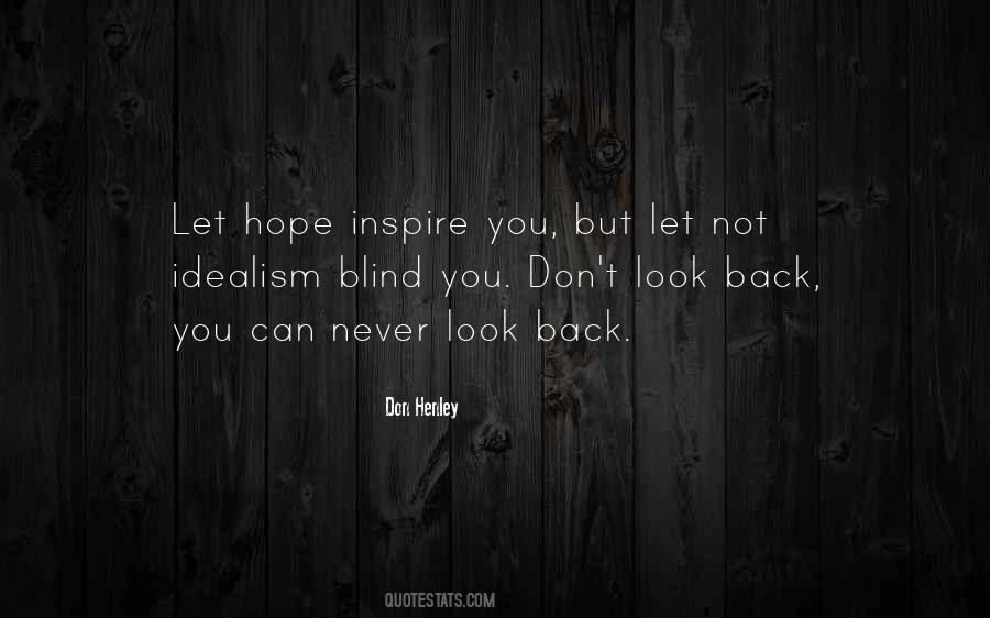 Not Look Back Quotes #232683