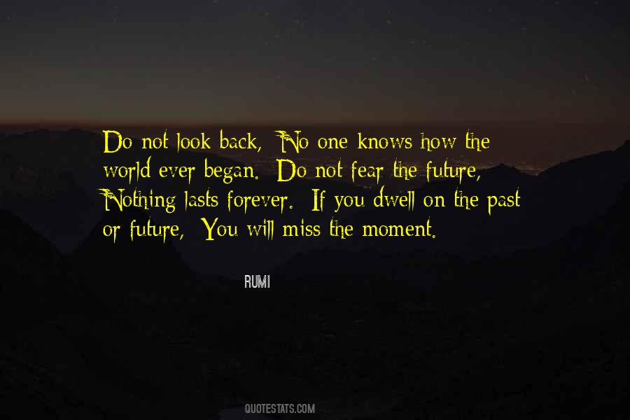 Not Look Back Quotes #248072