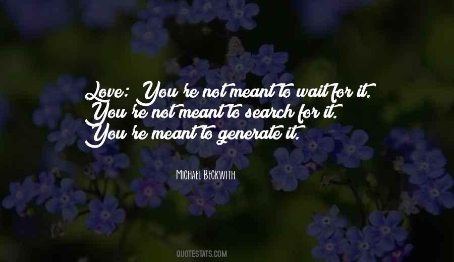 Not Meant For You Quotes #249365