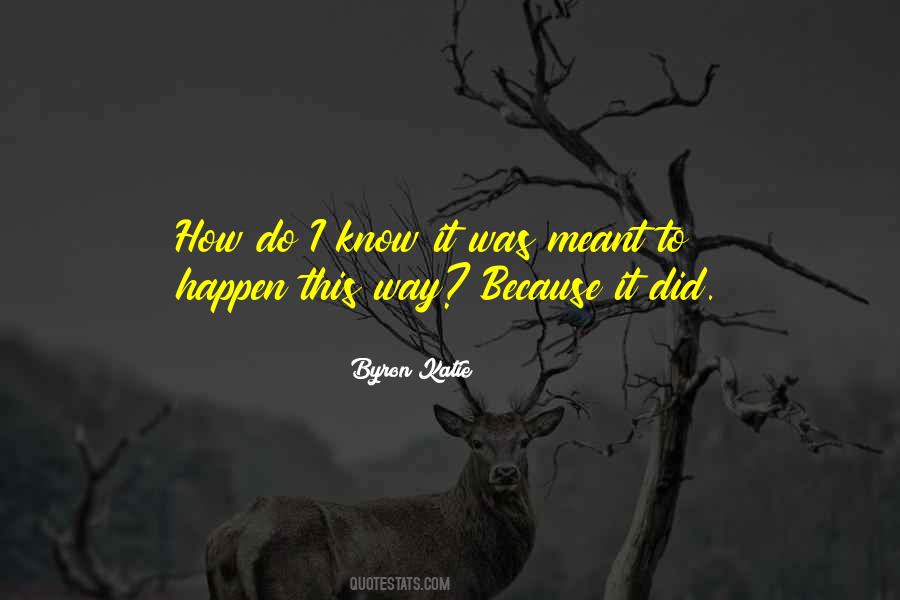 Not Meant To Happen Quotes #924647