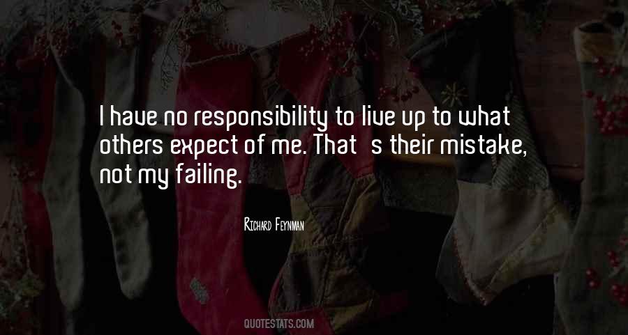 Not My Responsibility Quotes #792304