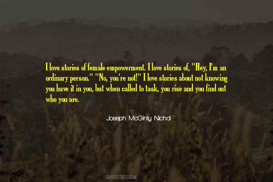 Not Ordinary Love Quotes #1146032