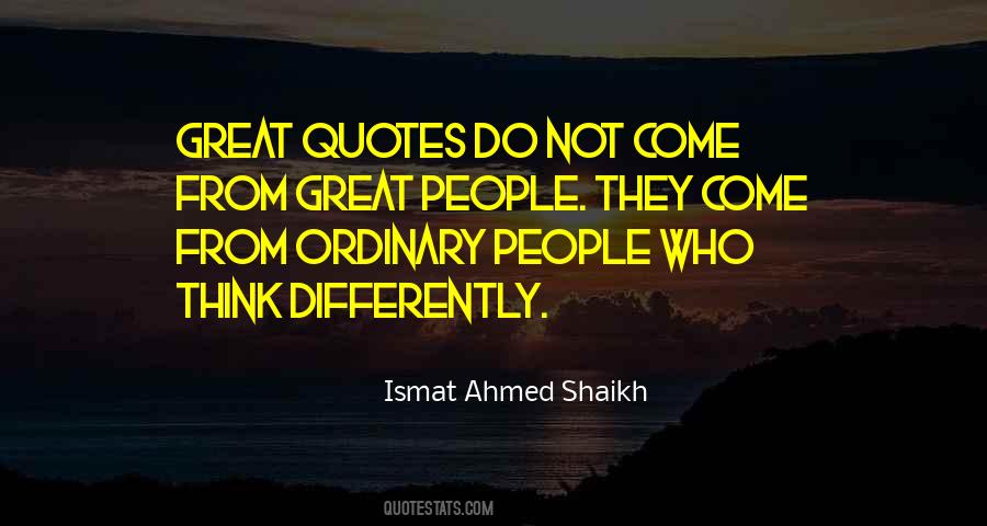 Not Ordinary Quotes #149747