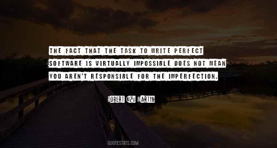 Not Perfect For You Quotes #1304766