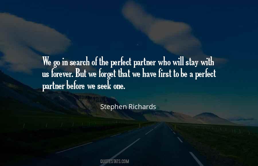 Not Perfect Partner Quotes #1521310
