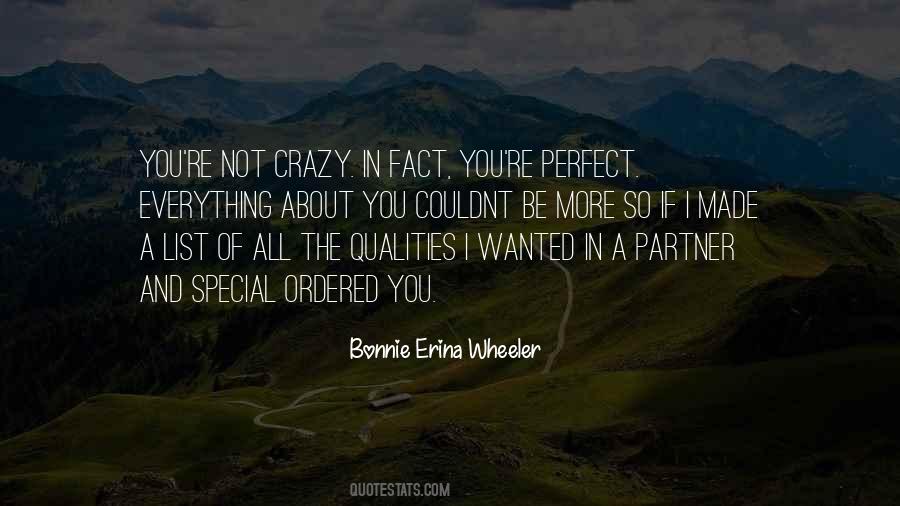 Not Perfect Partner Quotes #267832