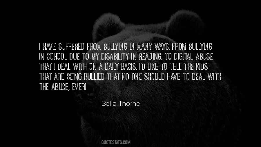 Quotes About Bullying In School #1545668