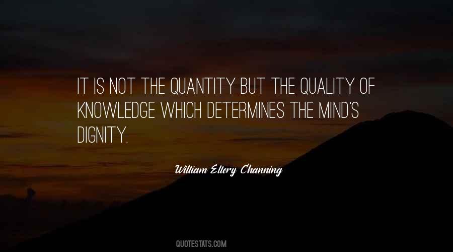 Not Quantity But Quality Quotes #1759294