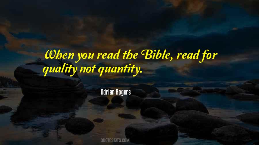 Not Quantity But Quality Quotes #485379