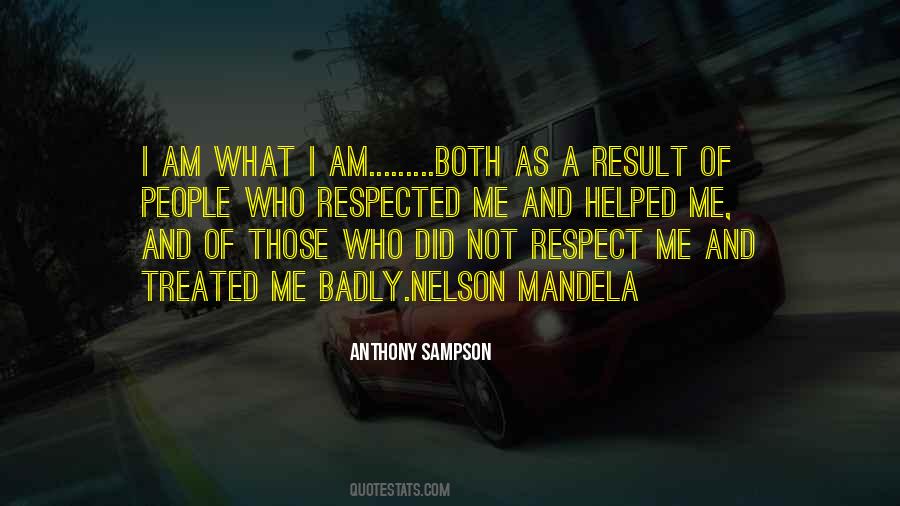 Not Respect Quotes #1419382