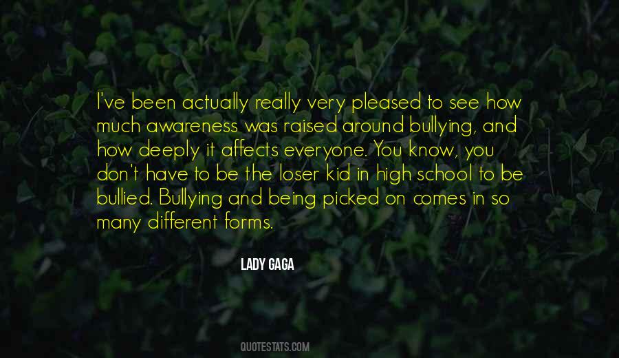 Quotes About Bullying At School #1680147