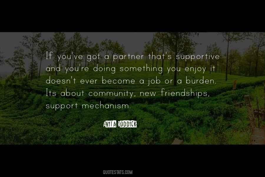 Not Supportive Partner Quotes #1612212