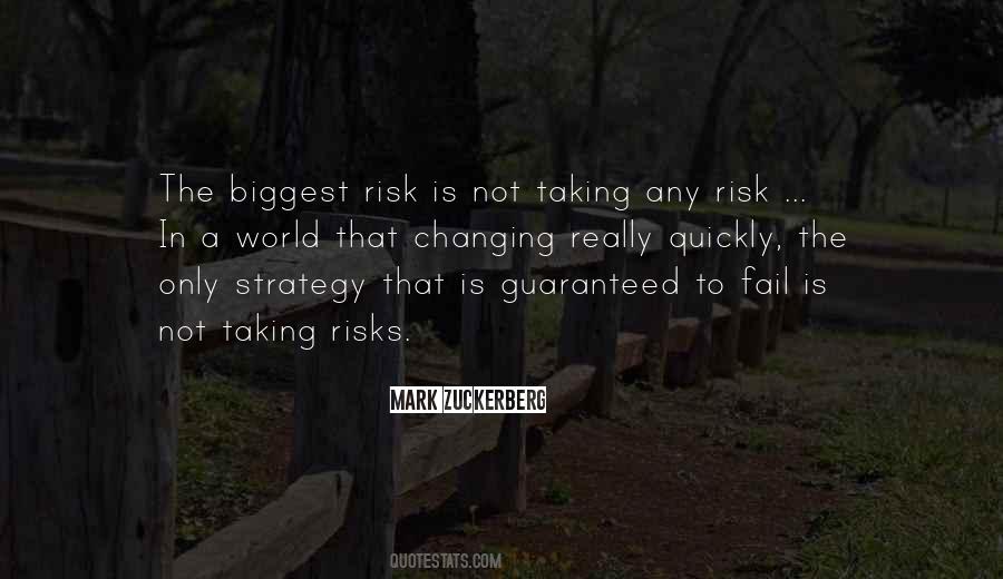 Not Taking Risks Quotes #987179