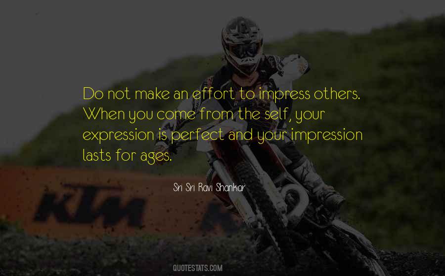 Not To Impress Quotes #1337309